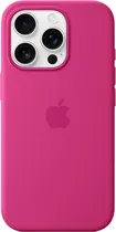 Case Apple para iPhone 16 Pro MYYN3ZM/A - Silicone Case Magsafe Fuchsia