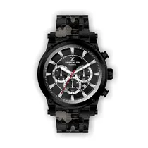 Relógio Analógico Masculino Daniel Klein Exclusive DK.1.12297-1 - Preto Camuflado