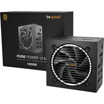 Fonte de Alimentação Be Quiet! Pure Power 12 M 80 Plus Gold 1000 W Full Modular BN523 - Preto