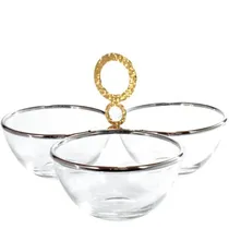 Riva Oro Porta Aperitivo Triple En Oro 24 K