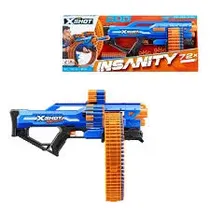 Zuru Pistola X-Shot Insanity Mad Mega Barrel c/ 72 Balas Plastico 8+ Años Multicolor