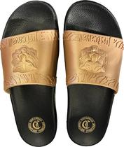 Chinelo Just Cavalli 76RA3SZ2 ZS786 PL9 - Preto/Dourado