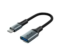 Adaptador USB-C - USB-C 3.0 M/H FTX-CMAF3.0-AG0.15 5GBPS/Gris  Adaptador U...