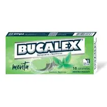 Bucalex Caramelos 10 Caramelos Sabor Menta Carton Verde