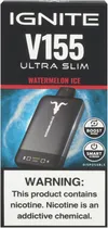 Vape Descartável Ignite V155 Watermelon Ice 15500 Puffs Ultra Slim