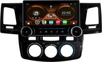 Multimidia Hetzer H-Pro Max Android 13 de 10.33" Toyota Hilux 2012/15 (Ar Analogico)