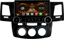 Multimídia Hetzer H-Pro Max Android 13 de 10.33" Toyota Hilux 2012/15 (Ar Analogico)