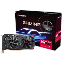 Placa de Vídeo Biostar Radeon RX 580 2048SP Gaming 8GB - Black