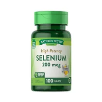 Vitaminas Nature's Truth Selenium 200MCG 100 Cápsulas