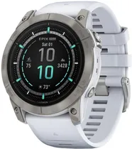 Relógio GPS Garmin Epix Pro (Gen 2) Sapphire Edition 51MM 010-02804-10 Titanium/Whitestone