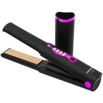 Chapinha para Cabelo Prosper P-1131 210°C Recarregável - Preto/Rosa