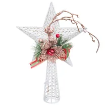 Estrela Árvore Natal Dourada 19×28 CM