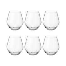 Set de Vasos Bohemia Tori Titanium 500ML 6 Piezas