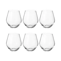 Set de Vasos Bohemia Tori Titanium 500ML 6 Piezas