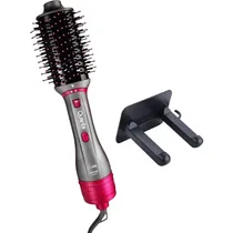 Quanta Secador Cepillo QTES6001N 2T/1300W/Soport Bivolt Gris/Rosa