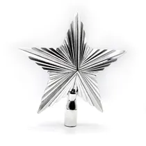 Estrela Prateada para Árvore de Natal.