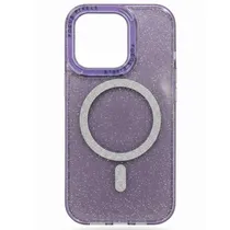 Capa Cisen Magnetico para iPhone 16 Pro - Purple Transparent