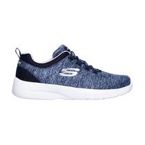 Tenis Skechers Feminino Dynamight 2.0 Azul/Branco 12965NVPK