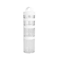 Botella Blender Bottle Go Starter Blanco 4 Compartimientos
