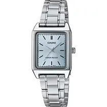 Relógio Casio LTP-V007D-2EUDF Analógico Feminino - Prata/Azul Gelo