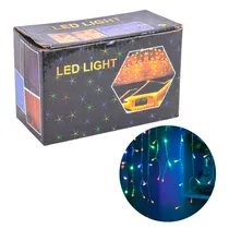Pisca Cascada Navideña 240LED 6M Colorido 220V