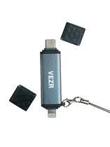 Adaptador Otg JT-DK010 (2 En 1) Vezr Usbc/Lightning