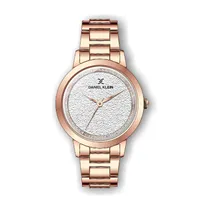 Relógio Analógico Feminino Daniel Klein Premium DK.1.12310-2 - Rosa Ouro