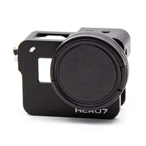 Case de Proteção de Alumínio Gopower GPR506A para Gopro Hero 7/6/5 com Filtro Uv 52MM - Preto