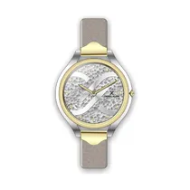 Relógio Analógico Feminino Daniel Klein Premium DK.1.12268-4 - Prata e Dourado