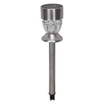 Lampada Solar para Jardim de Aço Inoxidável