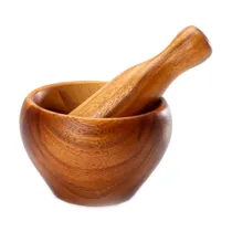 Mortero de Bambú Madera Billi Ref. 385025