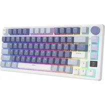 Teclado Mecânico Royal Kludge M75 75% Tátil Wireless Switch Brown - Ocean Blue