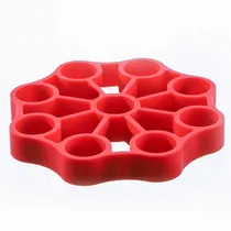 Porta Olla/Huevo de Silicona Rojo