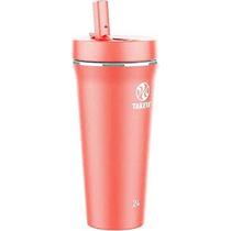 Copo Takeya Straw Lid 51616 de 24OZ (700ML) - Coral