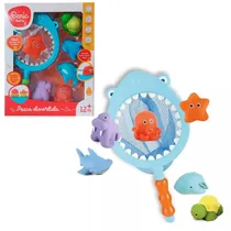 Benic Baby Juguete para Baño de Pesca 6 PZS