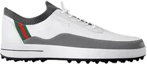 Outlet Tênis para Golfe PGM XZ184 Branco/Cinza - Masculino