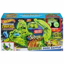 Mattel Vehiculos Monster Trucks Arena de Demolición Glow In The Dark Plastico 4+ Años Multicolor