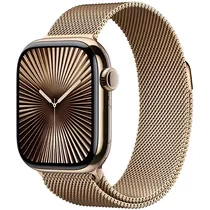 Apple Watch Series 10 42 MM/M/L MX083LW A3001 GPS + Celular - Gold Titanium/Gold Stainless Steel