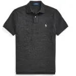 Polo Ralph Lauren Caballero Remera Cuello Polo Lisa s/M XXL Negro