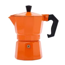 Cafeteira Italiana Alumínio 2 Xicaras 100ML, Naranjado
