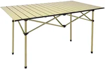 Mesa de Camping ML-5182 Dobrável Bege