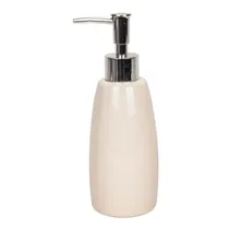 Dispenser Sabonete Porcelana Creme Banheiro