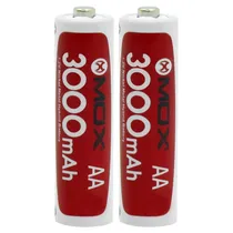 Pilha Recarregavel Mox MOB2AA30 3000MAH AA - Kit com 2