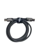 USB Tipo c/Tipo C VD04 60W 1.2M Preto Vezr