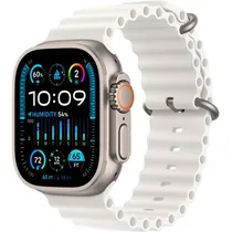 Apple Watch Ultra 2 (GPS + Cellular Caixa de Titânio Em Prata e Correia Esportiva Em Cor White Ocean 49 MM MREJ3LW/A