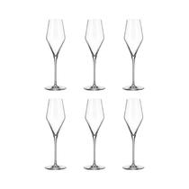 Set de Copas para Champan Bohemia Louvre 290ML 6 Piezas