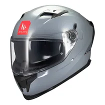Capacete MT Helmets Braker SV Solid A12 - Fechado - Tamanho M - com Óculos Interno - Gloss