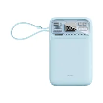 Cargador Portátil Magnético Wiwu WI-P016 10.000 Mah Azul