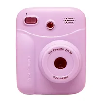 Camera com Impressora Infantil Luo LU-SY19 / Rosa