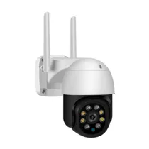 Câmera IP Externa Wifi N9B-200W 3.6MM 2MP com 2 Antenas - App Icsee - Branco/Preto